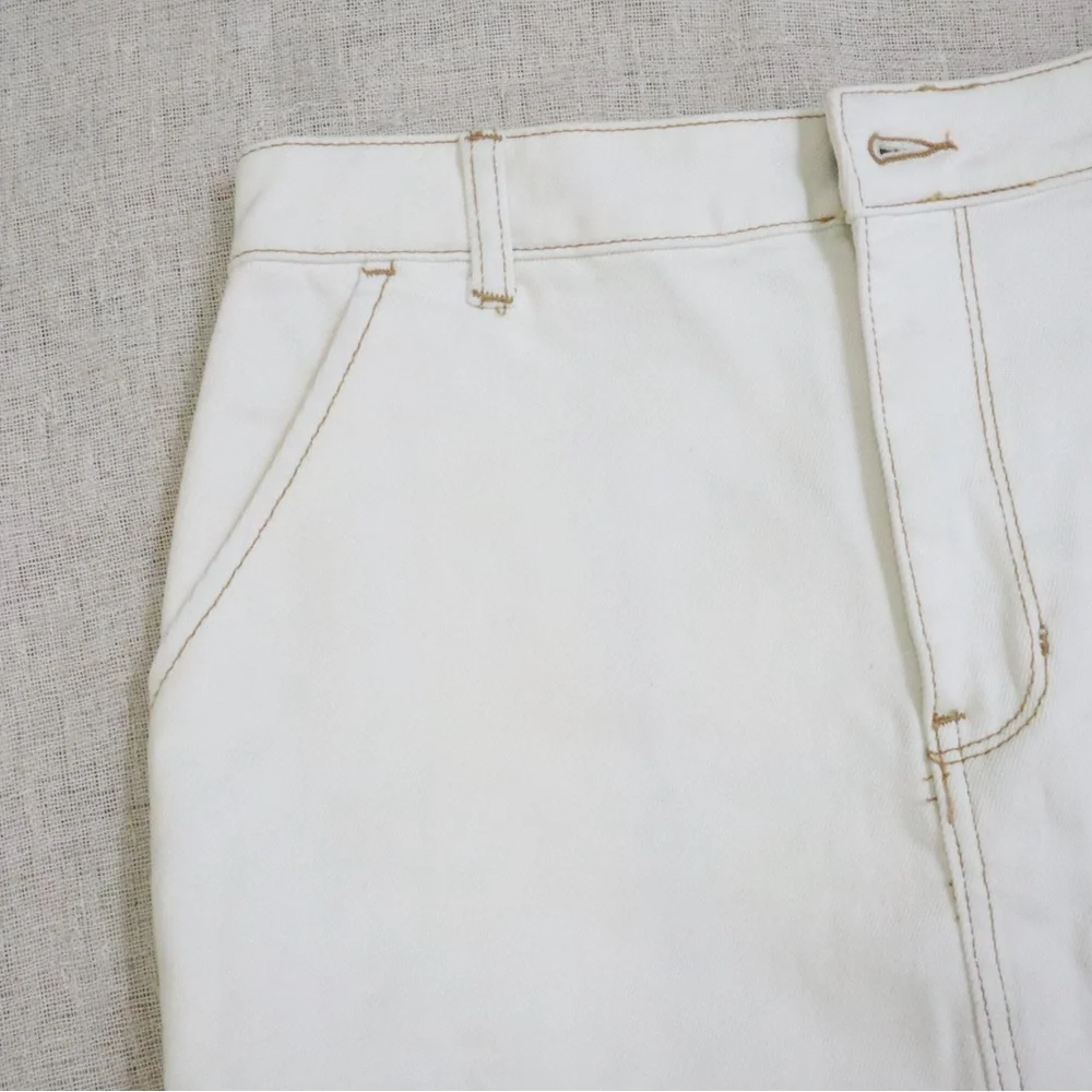 Hollister Ultra High Rise Contrast Stitch Denim Skirt NWT - Picture 8 of 10
